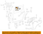 6831008020 04-10 Toyota Door-roller Loading Bracket Sienna Oem Side Left