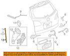20812018 09-15 Gm Chevrolet Oem Traverse Lift Gate-actuator Rod