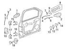 11589019 Gm Brand New Genuine Oem Door Lock Striker Plate Screw