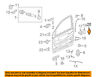 12450792 Gm Oem Quarter Pillar Reinforcement Lock Plate