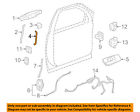 15827501 Gm Oem Front Cylinder Rod Left