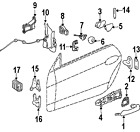 17176004709197 Factory Original Genuine Handle Oem Mercedes-benz