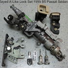 3b1419502b 1998-2001 Ignition Trunk Vw Set Column B5 Steering Lock Door Passat