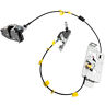 Zb8p2g 1x Rh Passenger Rear Side Door Lock And Cable For Ford F-150 Extended Cab