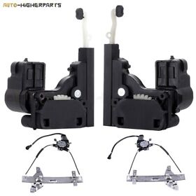 9948599 2 Rear Window Regulator And Door Lock Actuator For 2000-2005 Chevy Impala