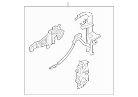 Ek4z-61264a00-k 2015-2018 Ford Transit Oem Rear Side Door Lock Actuator