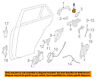 20476005207992 Mercedes Oem Exterior Rear Door Cap Left