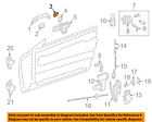 20476006209149 Mercedes Oem Exterior Rear Door Cap Right