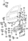 22071937 Gmcchevrolet Genuine Bezel Oem