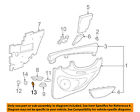 22603516 Gm Oem Front Panel Retainer