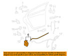 22865519 Chevrolet Gm Lock Hardware-rear Oem Door-latch