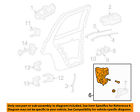 25948725 Oem Rear Gm Door-lock