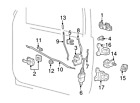 2l5z-35218a42-ba Ford Mercury Genuine Lock
