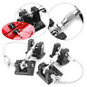 2031yf005 2pcs Hood Catch Lock Bracket Latch Buckle For Jeep Wrangler Jk 2007-2017 Black