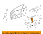 2s4z-5421979-aa Motorcraft Ford Genuine Oem Focus Cyl Front Left Door Shield