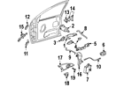 2t2z-78218a14-baptm Ford Genuine Oem Handle Bezel