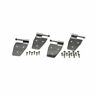30441 Kentrol Door Hinges Stainless Steel Jeep Wrangler Set Of
