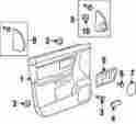 8367178j02 3923978j1 Suzuki Oem Xl7 07-09 Upper Door Panel W Tweeter Right Passenger Side Front
