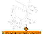 3c4839015b Volkswagen Rear Vw Passat 06-10 Door-lock Oem