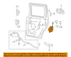 3l1z7826412ba Ford Oem Rear Door-lock