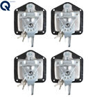 Qs417616qr 4 Rv Door Tool Box Lock With Gasket T-handle Latch Keys Stainless Steel Polish