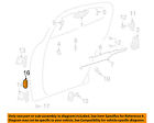 4878900ab Door-door Chrysler Seal Check Oem Hardware-rear Left Lock