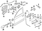 4h0-831-402-a Audi Genuine Oem Upper Hinge