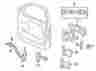 55363417ab Grand Cherokee Mopar Jeep Genuine 1999-2004 Lower Hinge