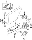 61022ag02ann Subaru Genuine Oem Handle