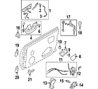 61110ag220 Subaru Genuine Oem Bracket