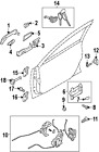 61124aj010 Oem Check Genuine Subaru Door
