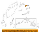 61134fg120nn Subaru Oem Impreza Rear