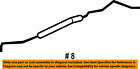 68104159aa Mopar Chrysler Oem Rear Door Lock Cable Left