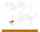 6861004021 Toyota 05-13 Oem Front Tacoma Arm Door-check