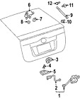 6881047010 Genuine Hinge Toyotalexus Oem