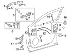 69040-02440 Toyota Genuine Lock Actuator
