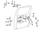 69050-04020 Toyota Genuine Tacoma Lock