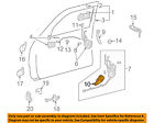 6911035050 Toyota Oem Front Actuator Motor