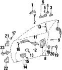 69205aa030b0 Oem Genuine Toyota Handle