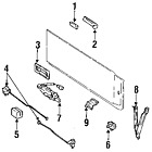 6921260030 Handle Genuine Toyotalexus Oem