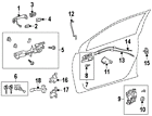 69241-02120 Toyota 6924102120 Genuine Oem 69241-02120 Toyota 6924102120 Genuine Oem