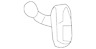 6e5z-5427204-aa Ford Lincoln Mercury Genuine Door Check