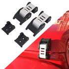 716788186279 Unbranded Pair Aluminum Hood Latch Catch Locking For