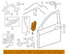 72110t0aa12 Honda Oem Front Door-lock