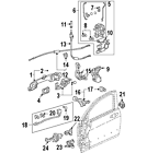 72131-sdc-a02 Honda 72131sdca02 Genuine Oem