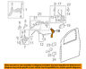 72139shja02 Honda Oem Odyssey Front Knob Cover Right
