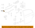 72630sm4003 Hardware-rear Left Oem Door-crank Honda Lock