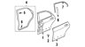 72865-sda-a02 Honda Genuine Oem Door Wstrip