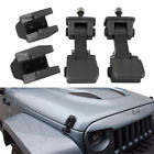 7437550742310 Unbranded Pair Hood Catch Lock Bracket Latches Buckle