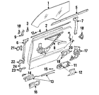 760119000 Subaru Genuine Oem Handle Inside Grommet